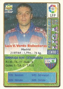 1996-97 Mundicromo Sport Las Fichas de La Liga #387 Verde Back
