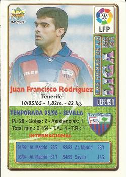 1996-97 Mundicromo Sport Las Fichas de La Liga #388 Juanito Back