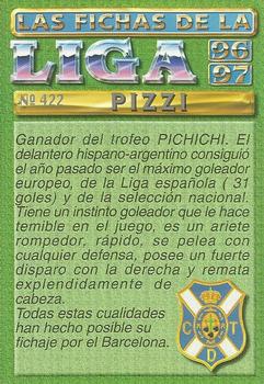1996-97 Mundicromo Sport Las Fichas de La Liga #422 Pizzi Back