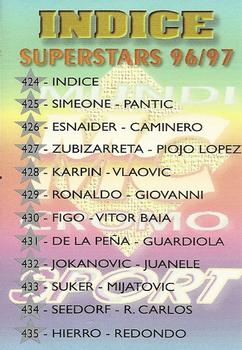1996-97 Mundicromo Sport Las Fichas de La Liga #424 Superstars CL Front