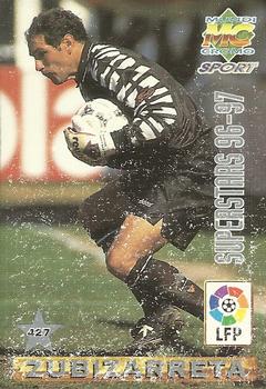 1996-97 Mundicromo Sport Las Fichas de La Liga #427 Zubizarreta / Piojo López Front