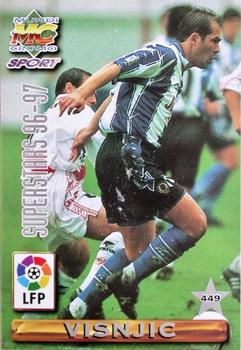 1996-97 Mundicromo Sport Las Fichas de La Liga #449 Visnjic / Pedro José Front