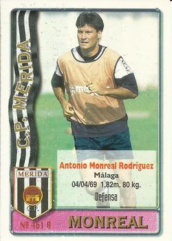 1996-97 Mundicromo Sport Las Fichas de La Liga #461 Chema / Monreal Back
