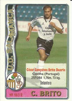 1996-97 Mundicromo Sport Las Fichas de La Liga #463 Salamanca / C. Brito Back