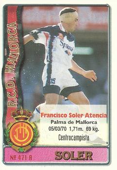 1996-97 Mundicromo Sport Las Fichas de La Liga #471 Soler / Galca Front