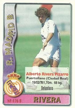 1996-97 Mundicromo Sport Las Fichas de La Liga #476 Raul / Rivera Back