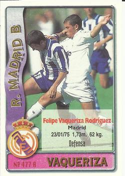 1996-97 Mundicromo Sport Las Fichas de La Liga #477 Vaqueriza / Iarley Front