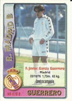 1996-97 Mundicromo Sport Las Fichas de La Liga #478 Guerrero / Moreno Back