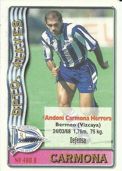 1996-97 Mundicromo Sport Las Fichas de La Liga #488 Tito / Carmona Back