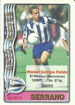 1996-97 Mundicromo Sport Las Fichas de La Liga #492 P. Riesco / Serrano Front