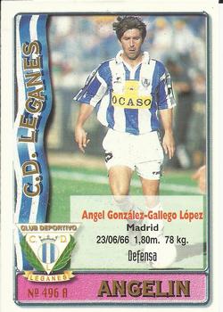 1996-97 Mundicromo Sport Las Fichas de La Liga #496 M. Angel / Angelin Front