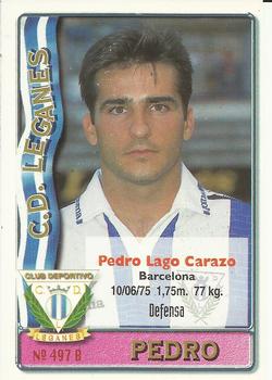 1996-97 Mundicromo Sport Las Fichas de La Liga #497 Pedro / Jaime Back