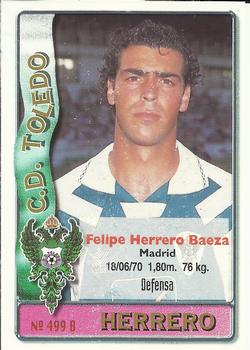 1996-97 Mundicromo Sport Las Fichas de La Liga #499 C.D Toledo / Herrero Back