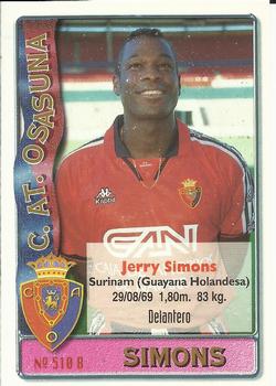 1996-97 Mundicromo Sport Las Fichas de La Liga #510 Caneda / Simons Back