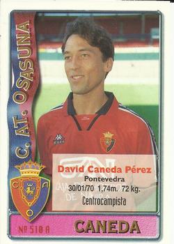 1996-97 Mundicromo Sport Las Fichas de La Liga #510 Caneda / Simons Front