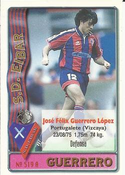 1996-97 Mundicromo Sport Las Fichas de La Liga #519 Kortina / Guerrero Front