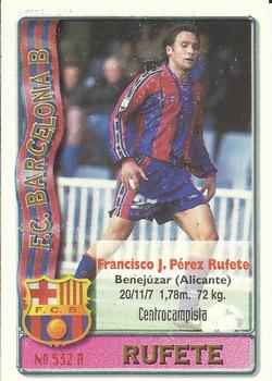 1996-97 Mundicromo Sport Las Fichas de La Liga #532 Pecelj / Rufete Front