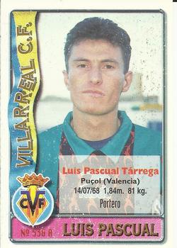 1996-97 Mundicromo Sport Las Fichas de La Liga #536 Luis Pascual / Simeón Front