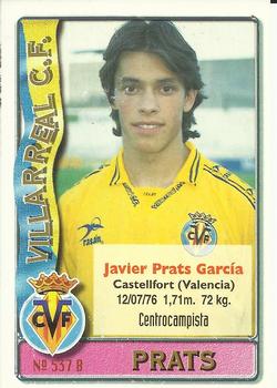 1996-97 Mundicromo Sport Las Fichas de La Liga #537 Prats / Serer Back