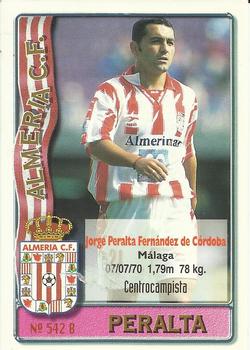 1996-97 Mundicromo Sport Las Fichas de La Liga #542 Iru / Peralta Back