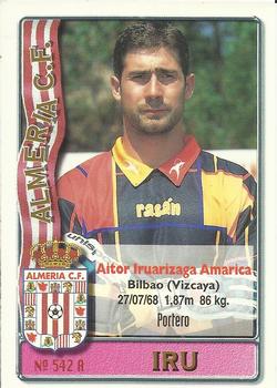 1996-97 Mundicromo Sport Las Fichas de La Liga #542 Iru / Peralta Front