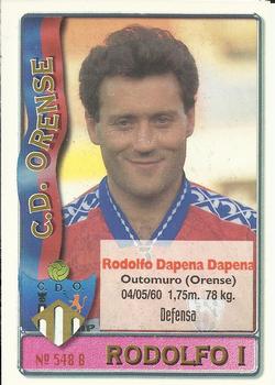 1996-97 Mundicromo Sport Las Fichas de La Liga #548 Ares / Rodolfo I Back