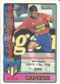 1996-97 Mundicromo Sport Las Fichas de La Liga #549 Adolfo / Cainzos Back