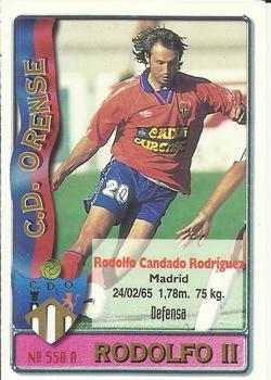 1996-97 Mundicromo Sport Las Fichas de La Liga #550 Rodolfo II / Modesto Front