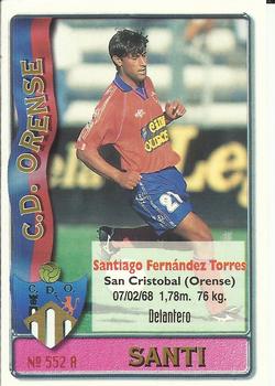 1996-97 Mundicromo Sport Las Fichas de La Liga #552 Santi / Bericat Front