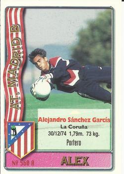 1996-97 Mundicromo Sport Las Fichas de La Liga #560 Alex / Fede Front