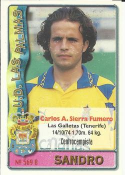 1996-97 Mundicromo Sport Las Fichas de La Liga #569 Sandro / Angel Back