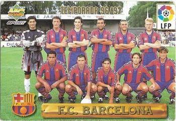 1996-97 Mundicromo Sport Las Fichas de La Liga #37 Team Photo Front