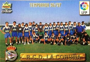 1996-97 Mundicromo Sport Las Fichas de La Liga #145 Team Photo Front