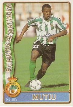 1996-97 Mundicromo Sport Las Fichas de La Liga #305 Mutiu Front