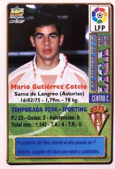 1996-97 Mundicromo Sport Las Fichas de La Liga #313 Mario Back