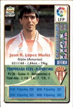 1996-97 Mundicromo Sport Las Fichas de La Liga #314 Muniz Back