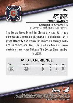 2016 Topps MLS #162 Harry Shipp Back