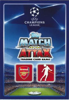 2015-16 Topps Match Attax UEFA Champions League English #2 Laurent Koscielny Back