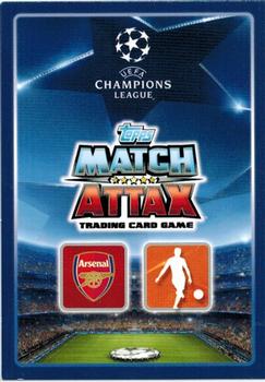 2015-16 Topps Match Attax UEFA Champions League English #15 Theo Walcott Back