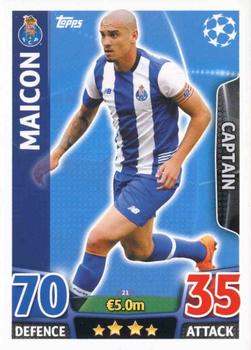 2015-16 Topps Match Attax UEFA Champions League English #21 Maicon Front