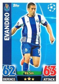 2015-16 Topps Match Attax UEFA Champions League English #26 Evandro Front