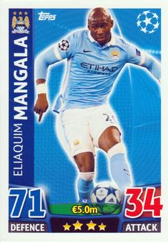 2015-16 Topps Match Attax UEFA Champions League English #42 Eliaquim Mangala Front