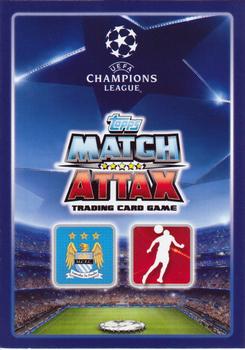 2015-16 Topps Match Attax UEFA Champions League English #43 Aleksandar Kolarov Back