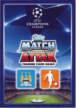 2015-16 Topps Match Attax UEFA Champions League English #50 Kevin De Bruyne Back