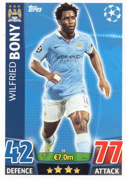 2015-16 Topps Match Attax UEFA Champions League English #53 Wilfried Bony Front