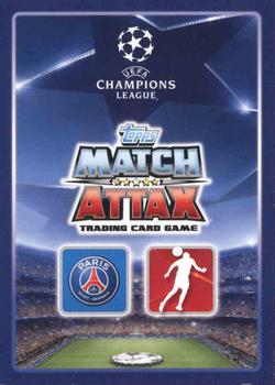 2015-16 Topps Match Attax UEFA Champions League English #59 Thiago Silva Back