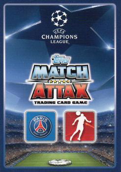 2015-16 Topps Match Attax UEFA Champions League English #61 Serge Aurier Back