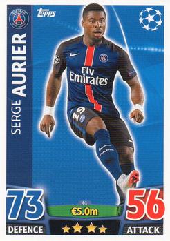 2015-16 Topps Match Attax UEFA Champions League English #61 Serge Aurier Front