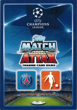 2015-16 Topps Match Attax UEFA Champions League English #63 Thiago Motta Back