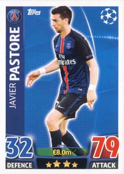 2015-16 Topps Match Attax UEFA Champions League English #66 Javier Pastore Front